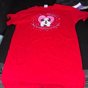 Big Dogs Bold Red Tee